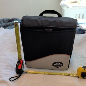 Harley-Davidson Black and Silver Insulated Cooler Bag